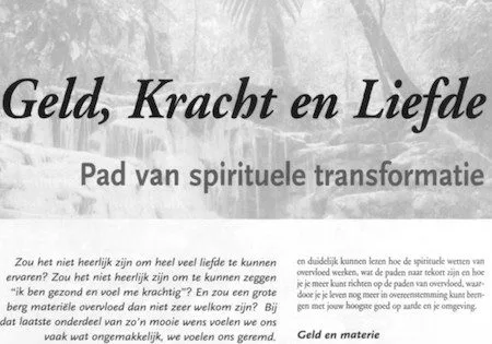 Geld kracht liefde boek